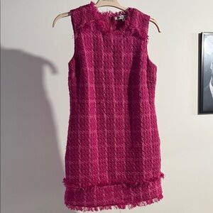 Walter Baker Fuchsia Textured Mini Dress